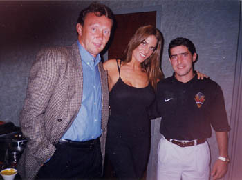 Tab Ramos with his ex coach Mondello