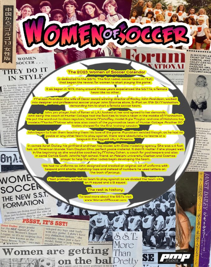 Women of Soccer 2023 Calendar